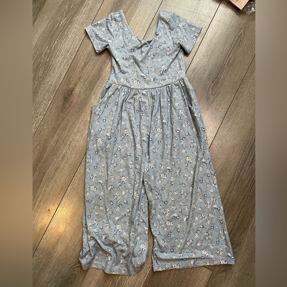 SweetHoney Light Blue Leggy Romper